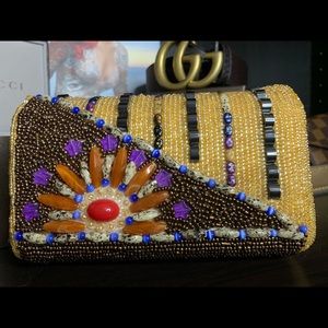 Vintage beaded clutch